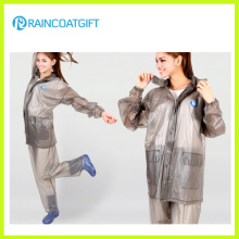 Wasserdichte PVC-Regenkleidung für Frauen (RVC-081)